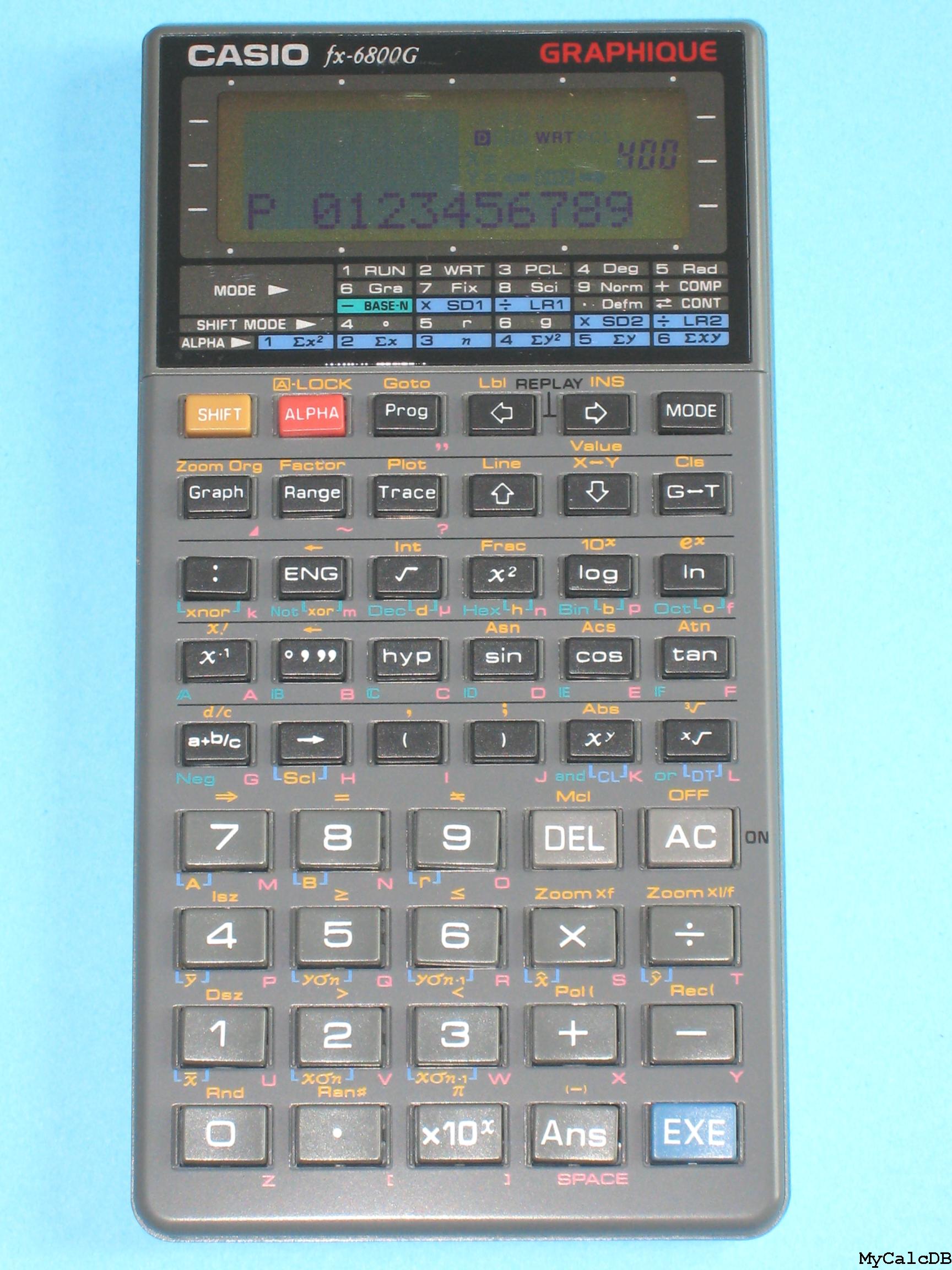 Casio 2025 fx 6800